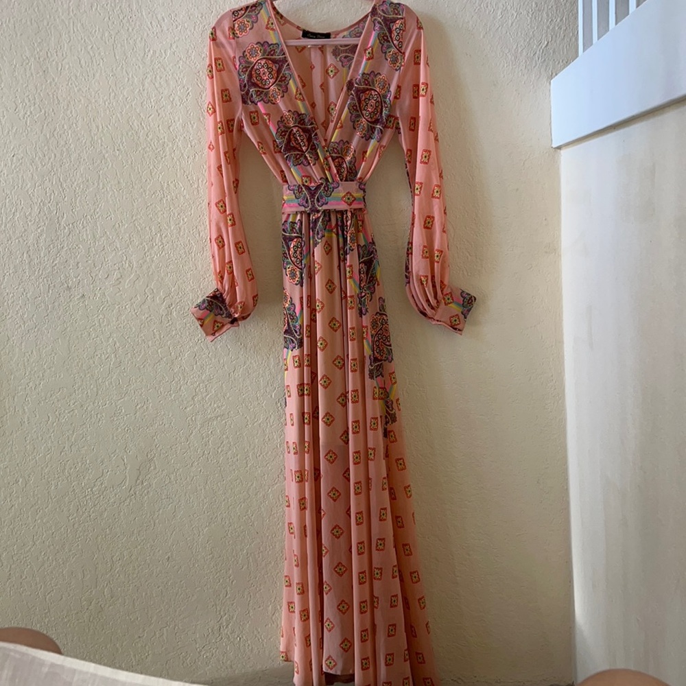 Sexy Diva Dress Small Purchased at vintage store for 70s look. Vibrant colors.